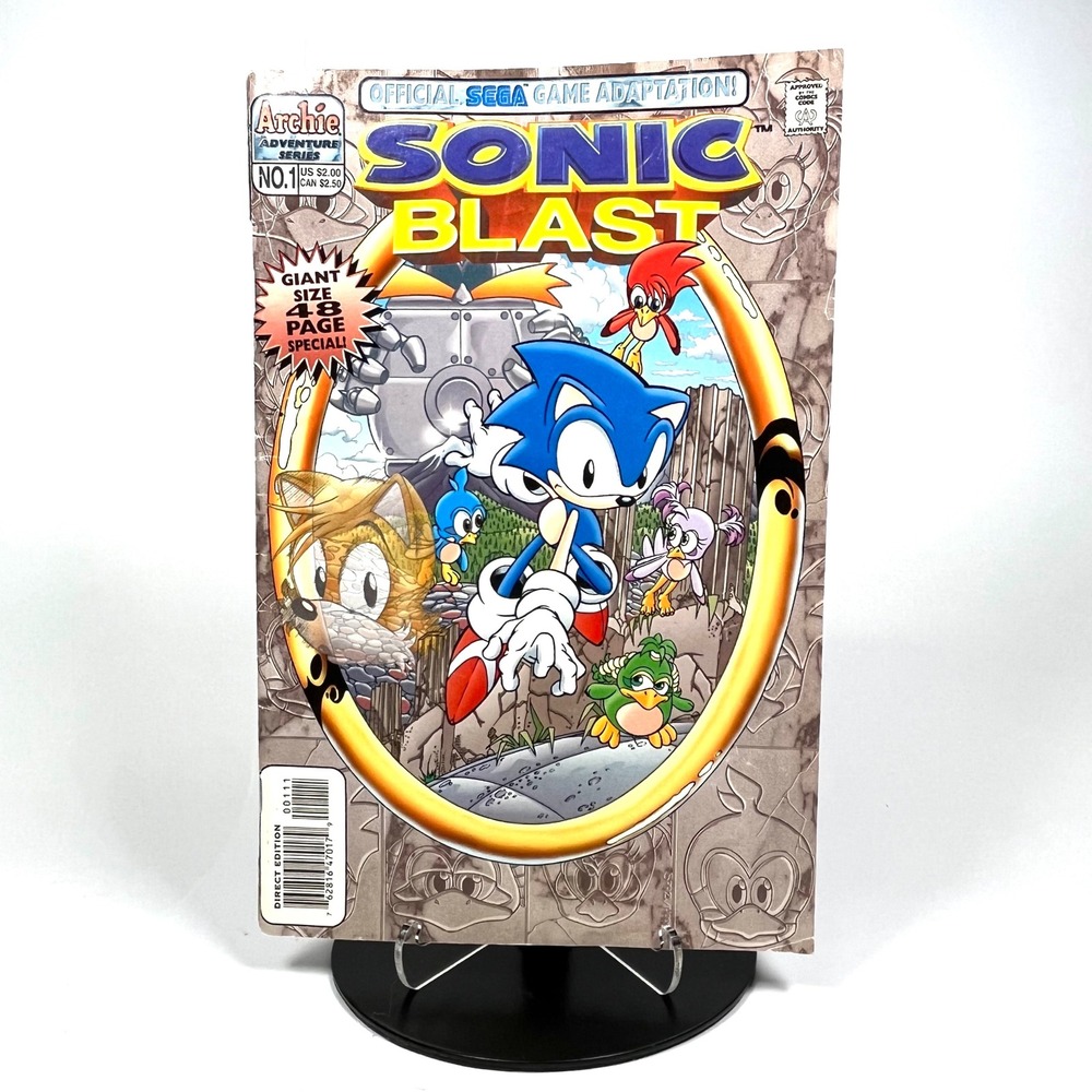 Sonic Blast 1 1997 Archie Comics Sega Game Adaptation Giant Size Special Issue